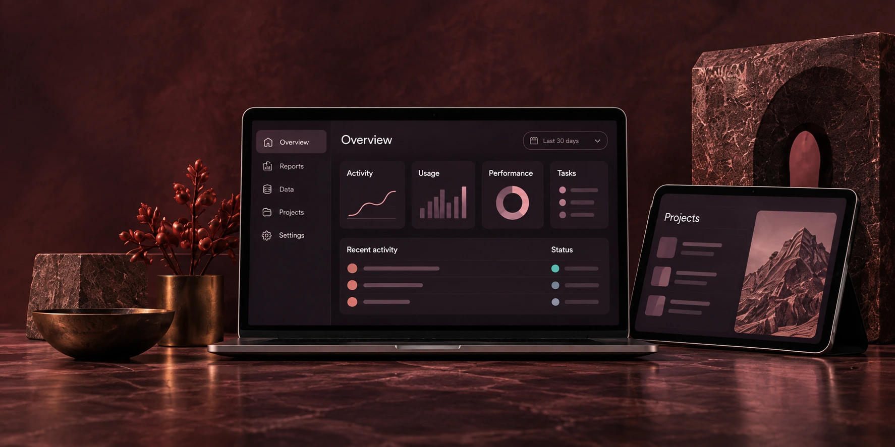 An illustrative product view